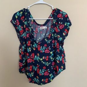 Floral Off Shoulder Shirt